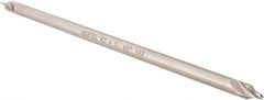 Hertel - #2 Plain Cut 60° Incl Angle High Speed Steel Combo Drill & Countersink - Exact Tooling