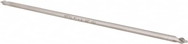 Hertel - #1 Plain Cut 60° Incl Angle High Speed Steel Combo Drill & Countersink - Exact Tooling