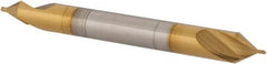 Hertel - #3/0 Plain Cut 60° Incl Angle High Speed Steel Combo Drill & Countersink - Exact Tooling