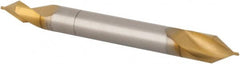 Hertel - #4/0 Plain Cut 60° Incl Angle High Speed Steel Combo Drill & Countersink - Exact Tooling