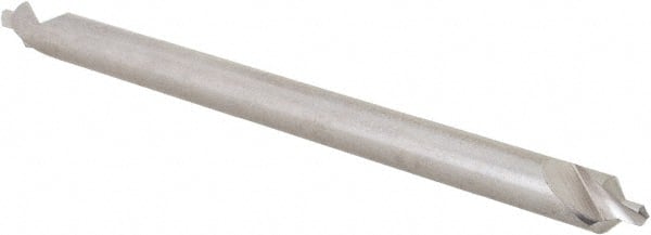 Hertel - #4-1/2 Plain Cut 90° Incl Angle High Speed Steel Combo Drill & Countersink - Exact Tooling