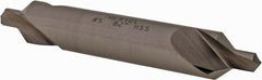Hertel - #5 Plain Cut 82° Incl Angle High Speed Steel Combo Drill & Countersink - Exact Tooling