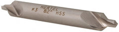 Hertel - #3 Plain Cut 82° Incl Angle High Speed Steel Combo Drill & Countersink - Exact Tooling