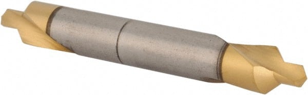 Hertel - #3 Plain Cut 90° Incl Angle High Speed Steel Combo Drill & Countersink - Exact Tooling