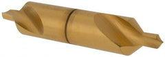Hertel - #7 Plain Cut 82° Incl Angle High Speed Steel Combo Drill & Countersink - Exact Tooling