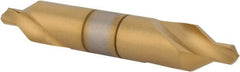 Hertel - #5 Plain Cut 82° Incl Angle High Speed Steel Combo Drill & Countersink - Exact Tooling