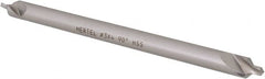 Hertel - #3 Plain Cut 90° Incl Angle High Speed Steel Combo Drill & Countersink - Exact Tooling