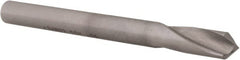 Hertel - 6mm Body Diam, 90°, 2-5/8" OAL, Cobalt Spotting Drill - Exact Tooling
