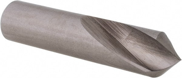 Hertel - 7/16" Body Diam, 90°, 2" OAL, High Speed Steel Spotting Drill - Exact Tooling