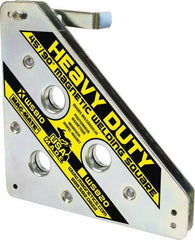 Mag-Mate - 8" Wide x 3/4" Deep x 8" High, Ceramic Magnetic Welding & Fabrication Square - 160 Lb Average Pull Force - Exact Tooling