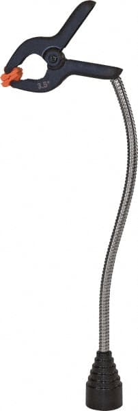 Mag-Mate - 31.75mm Long x 4" Wide x 330.2mm High Magnetic Indicator Base with Holders - 1-1/8" Base Diam, 20 Lb Magnetic Pull, 203.2mm Rod Length, Flexible Arm - Exact Tooling