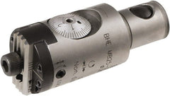 Iscar - 25mm Body Diam, Manual Single Cutter Boring Head - 28mm to 40mm Bore Diam - Exact Tooling