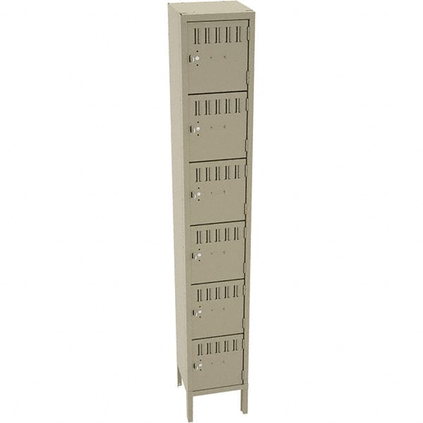 Tennsco - 6 Door, 6 Tier, Locker - Exact Tooling
