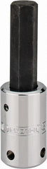 Proto - 1/2" Drive, 9/16" Hex Bit Socket - 3-5/8" OAL, 1-7/8" Bit Length, Tethered - Exact Tooling
