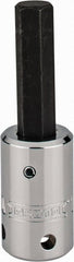Proto - 1/2" Drive, 1/2" Hex Bit Socket - 3-5/8" OAL, 1-7/8" Bit Length, Tethered - Exact Tooling