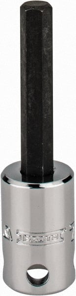 Proto - 3/8" Drive, 7mm Hex Bit Socket - 2-23/32" OAL, 1-5/8" Bit Length, Tethered - Exact Tooling