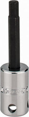 Proto - 3/8" Drive, 7/32" Hex Bit Socket - 2-23/32" OAL, 1-5/8" Bit Length, Tethered - Exact Tooling