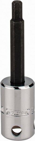 Proto - 3/8" Drive, 3/16" Hex Bit Socket - 2-23/32" OAL, 1-5/8" Bit Length, Tethered - Exact Tooling