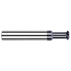 Harvey Tool - 1/8° 1/8" Cut Diam, 0.067" Cut Width, 1/8" Shank, Solid Carbide Double-Angle Cutter - Exact Tooling