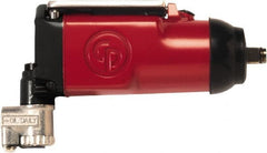Chicago Pneumatic - 3/8" Drive, 9,500 RPM, 90 Ft/Lb Torque Impact Wrench - Butterfly Handle, 1,400 IPM, 13 CFM, 90 psi, 1/4" NPT Inlet - Exact Tooling