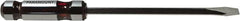 Paramount - 318mm OAL Standard Slotted Screwdriver - 203mm Blade Length, Square Shank, Acetate Handle - Exact Tooling
