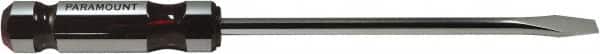 Paramount - Standard Slotted Screwdriver - Round Shank, Acetate Handle - Exact Tooling