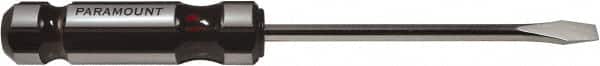Paramount - Standard Slotted Screwdriver - Round Shank, Acetate Handle - Exact Tooling