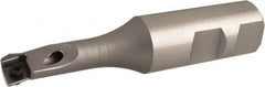 Hertel - 9.75mm Min Bore Diam, 75mm OAL, 16mm Shank Diam, Indexable Boring Bar - 30mm Max Bore Depth - Exact Tooling