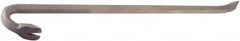 Ampco - 30" OAL Wrecking Bar - 1-9/16" Wide, Aluminum Bronze - Exact Tooling