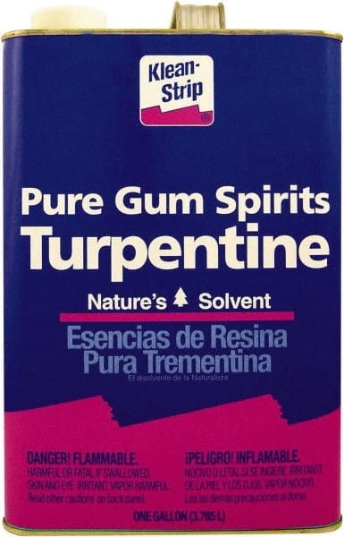 Klean-Strip - 1 Gal Turpentine - 859 gL VOC Content, Comes in Metal Can - Exact Tooling
