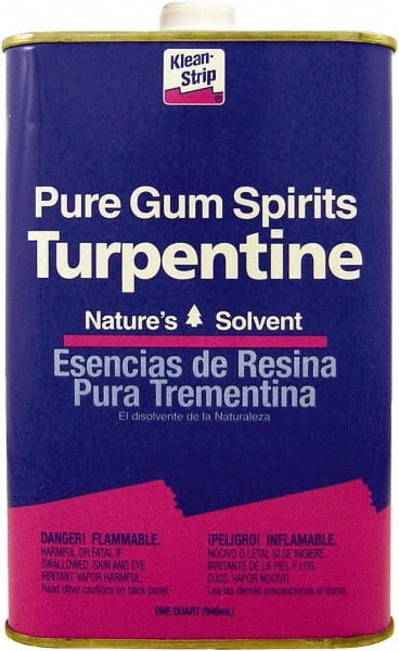 Klean-Strip - 1 Qt Turpentine - 859 gL VOC Content, Comes in Metal Can - Exact Tooling
