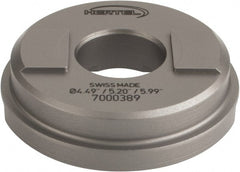 Hertel - 6.81mm Bore Diam, 3.3mm Body Diam, Boring Bar Holder & Adapter - 10mm Screw Thread Lock, External Coolant - Exact Tooling