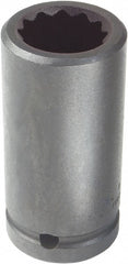 Proto - 3/4" Drive 43mm Deep Impact Socket - 12 Points, 3-1/2" OAL - Exact Tooling