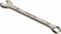 Proto - 7/32" 6 Point Combination Wrench - 3-5/64" OAL, Steel, Nickel Finish - Exact Tooling