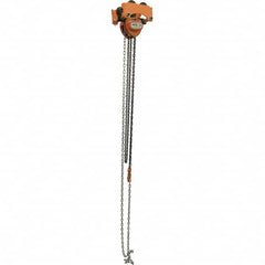 Vestil - 0.5 Ton Capacity Low Headroom Geared Trolley - 2" to 6" Flange Width - Exact Tooling