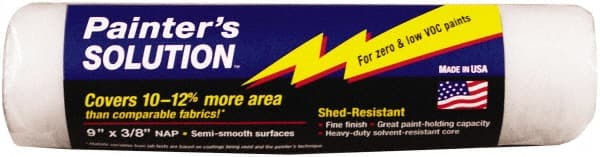 Wooster Brush - 3/8" Nap, 9" Wide Paint Roller Cover - Medium Texture, Woven - Exact Tooling