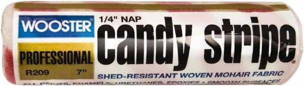 Wooster Brush - 1/4" Nap, 7" Wide Paint Roller Cover - Smooth Texture, Mohair - Exact Tooling