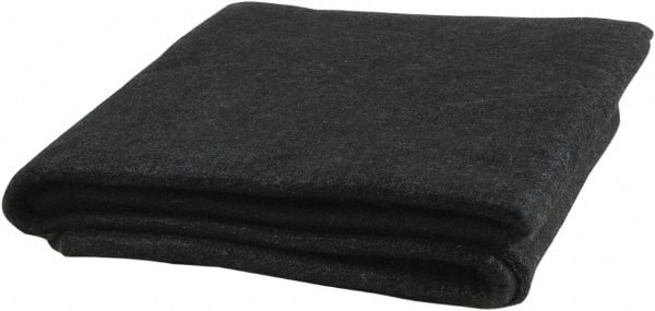Steiner - 6' High x 6' Wide x 0.15" Thick Carbonized Fiber Welding Blanket - Black - Exact Tooling