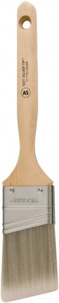 Wooster Brush - 2" Angled Synthetic Sash Brush - 2-11/16" Bristle Length, 7.13" Wood Fluted Handle - Exact Tooling