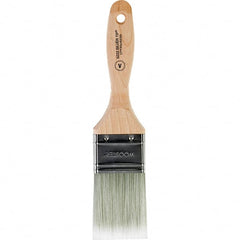 Wooster Brush - 2" Flat Synthetic Varnish Brush - 2-11/16" Bristle Length, 5.81" Wood Beavertail Handle - Exact Tooling