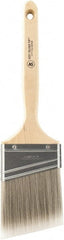 Wooster Brush - 3" Angled Synthetic Sash Brush - 2-15/16" Bristle Length, 7.13" Wood Fluted Handle - Exact Tooling