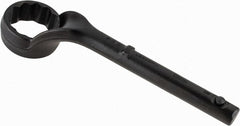 Proto - 2-3/8" 12 Point Pull Wrench - Single End, 13-3/4" OAL, Steel, Black Finish - Exact Tooling