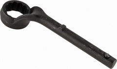 Proto - 2-1/4" 12 Point Pull Wrench - Single End, 13-5/8" OAL, Steel, Black Finish - Exact Tooling