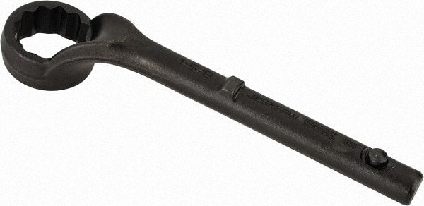 Proto - 1-5/8" 12 Point Pull Wrench - Single End, 10-15/16" OAL, Steel, Black Finish - Exact Tooling