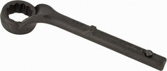 Proto - 1-1/2" 12 Point Pull Wrench - Single End, 10-15/16" OAL, Steel, Black Finish - Exact Tooling