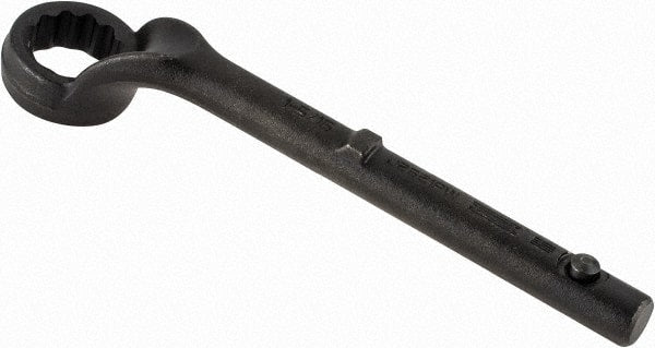Proto - 1-5/16" 12 Point Pull Wrench - Single End, 10-13/16" OAL, Steel, Black Finish - Exact Tooling