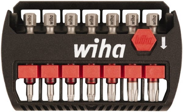 Wiha - 7 Piece, Bit Set - Torx Point - Exact Tooling