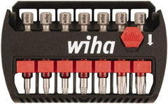 Wiha - 7 Piece, Bit Set - Torx, Phillips, Square Point - Exact Tooling