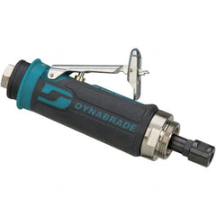 Dynabrade - 1/4 Inch Collet, 0.4 hp, 30,000 RPM Compact Router Motor - 1/4 NPT Inlet, 90 psi Air Pressure, 23 CFM - Exact Tooling