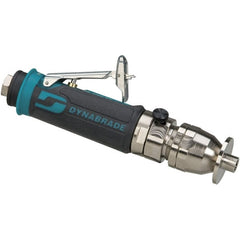 Dynabrade - 1/4 Inch Collet, 0.4 hp, 30,000 RPM Compact Router - 1/4 NPT Inlet, 90 psi Air Pressure, 23 CFM - Exact Tooling